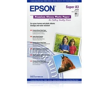 Epson Epson PG Photo Paper A3+ 20 ark - Blankt A3+ fotopapper för högkvalitativa utskrifter