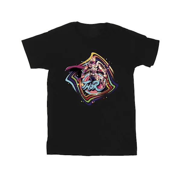 Marvel Herr Thor Love And Thunder Thor Swirl T-Shirt XXL Svart