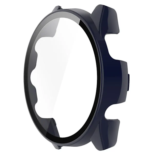 Huamade PC-fodral med skärmskydd i härdat glas för Garmin Forerunner 265 Smart Watch