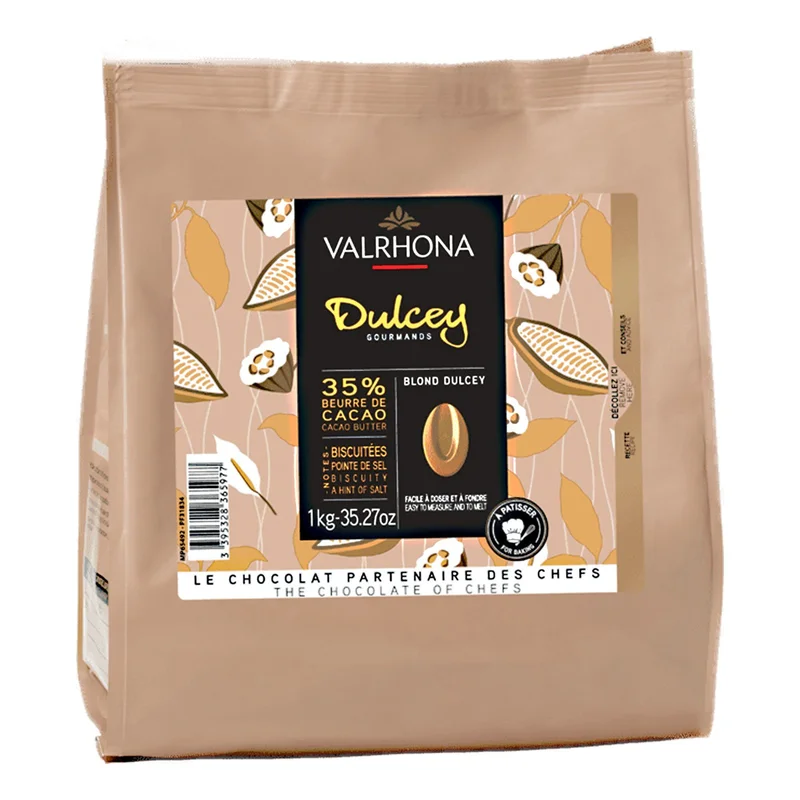 Valrhona Dulcey 35% sjokolade, 1 kg