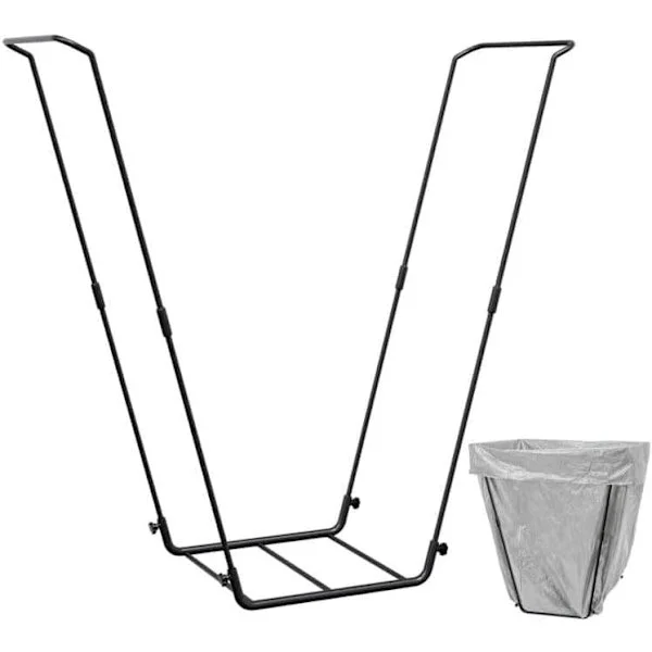 Utendørs søppelsekkholder – Robust hagesøppelsekkholder for 120–170L løv & avfall_OF