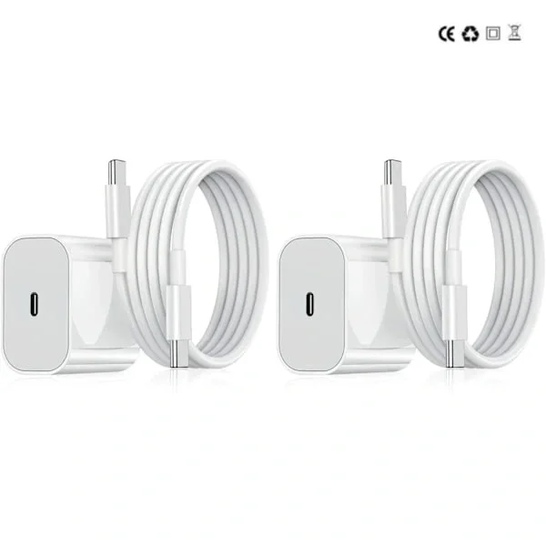 【YD】4-pack - Charger for Samsung - Fast Charger - Adapter + Cable 20W White One Size (NT) 4-Pack Samsung (20W White) 4-pack