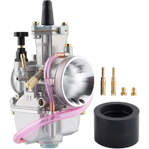 Kompatibel med Förgasare 21mm Prestandaförgasare för 50cc till 100cc 2T 4T Motor Motorcykel Dirt Bike Mini Bike ATV Scooter Moped med 