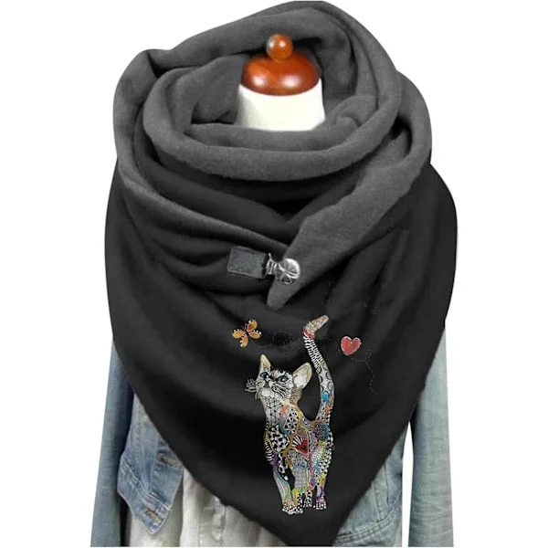 Naisten talvihuivi, naisten kolmiohuivi, naisten huivi, merkkihuivi, naisten shaali, varastettu naisten tyylikäs huivi, naisten shaali, pashmina, 