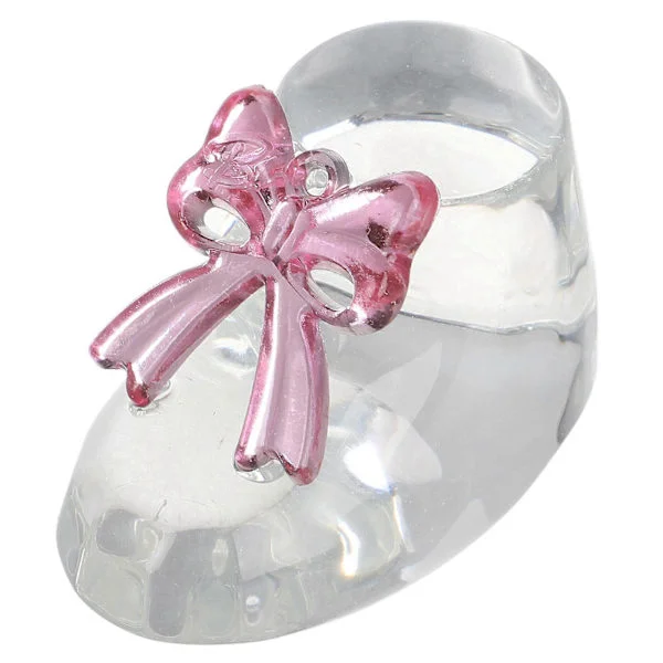 Krystall Babysko Bryllupsgave Dåpsgave Rosa 5.00X3.00X2.80CM 1Sett[BT]