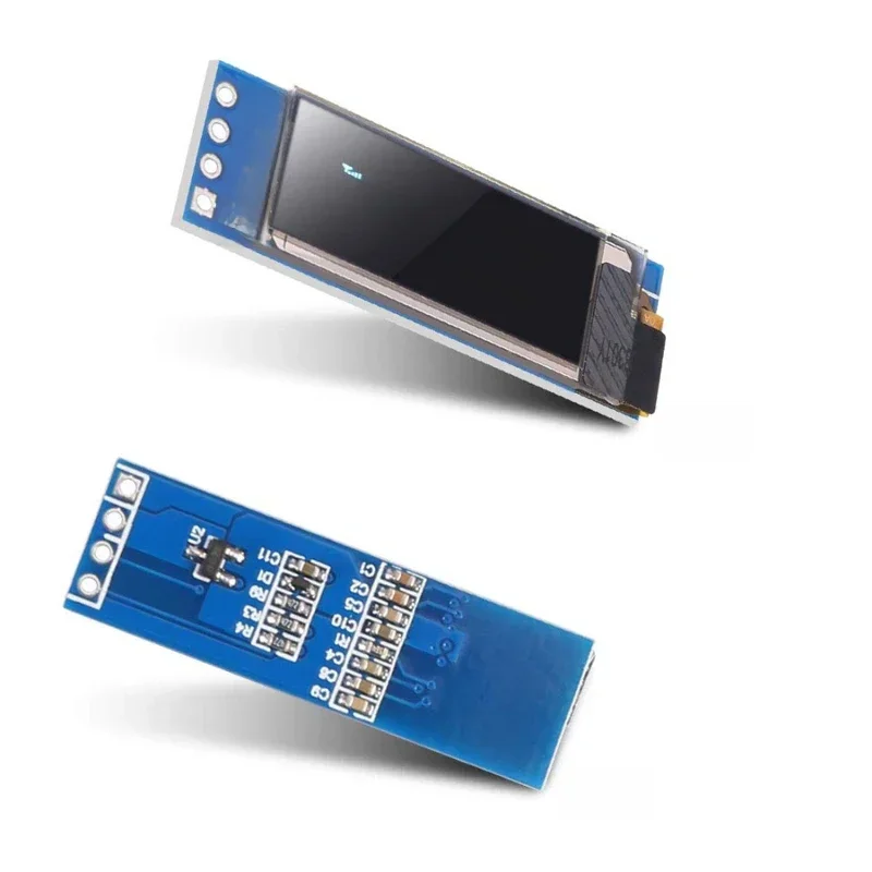 AliExpress - I2C OLED-Anzeigemodul 0,91 Zoll I2C SSD1306 OLED-Anzeigemodul Weiß / BLAU I2C OLED-Bildschirmtreiber DC 3,3 V ~ 5 V für Arduino