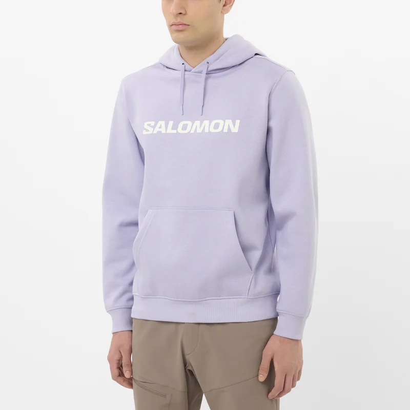 Salomon - Midlayer Salomon Hoodie M - Cosmic SKY