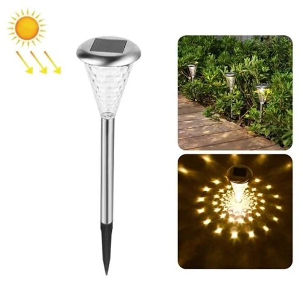 2 stk. til salg XS20252 Udendørs Have Solar Vandtæt Jord Stik Lys (w