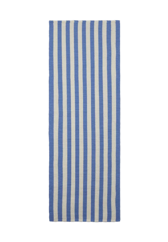 Åhléns Home Matta HANNA 70x200 cm Mattor Blå ONESIZE