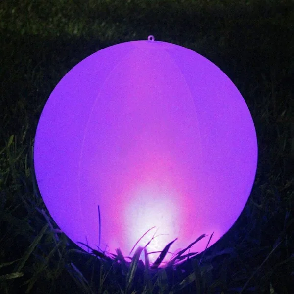 Utomhus solcellslampa, LED solcellslampa utomhus boll vattentät flytande lampa för utomhus färgförändrande solcellslampa, festdekoration, pool, 