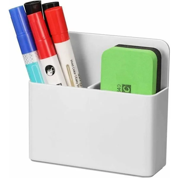 Magnetisk markörhållare, magnetisk förvaringslåda, pennhållare för whiteboard, skolmaterial