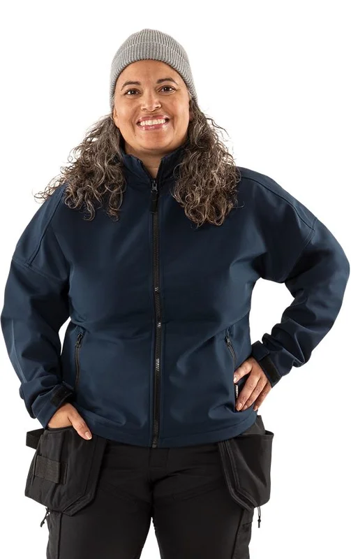 Arbetskläder Fristads Dam Softshell-jacka 1477 SBT, dam, Mörk marinblå
