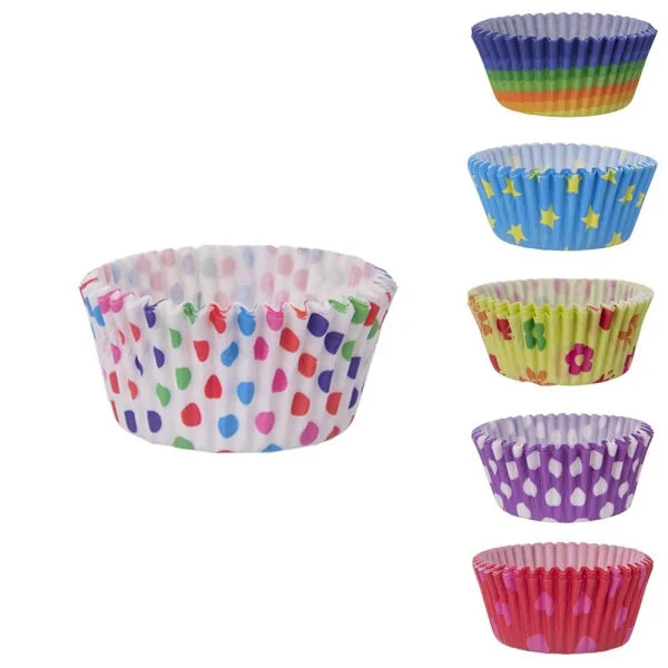 Muffinsformar 200-pack: Perfekt för mini-cupcakes och praliner