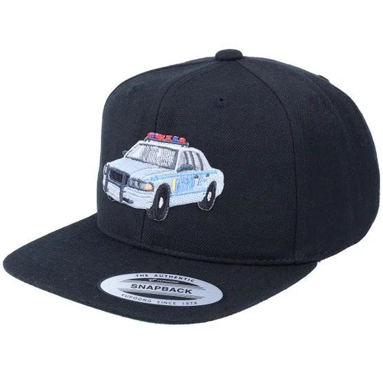 Kiddo Cap - Schwarz snapback Cap - Kids Ny Police Car Black Snapback @ Hatstore