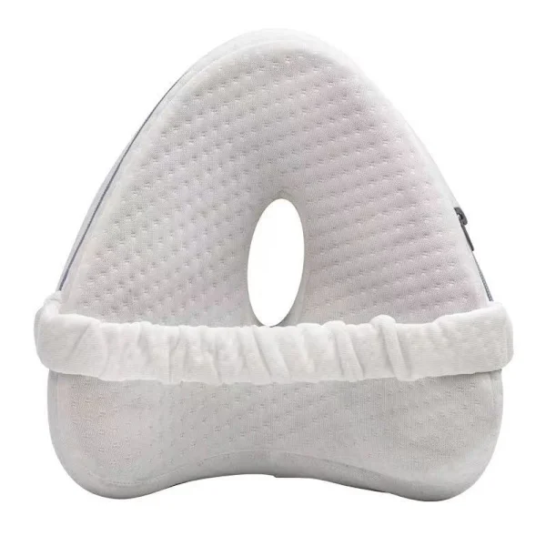 2026 Ny Superbekväm Sidoliggande Knäkudde, Ortopedisk Kudde i Memory Foam vit