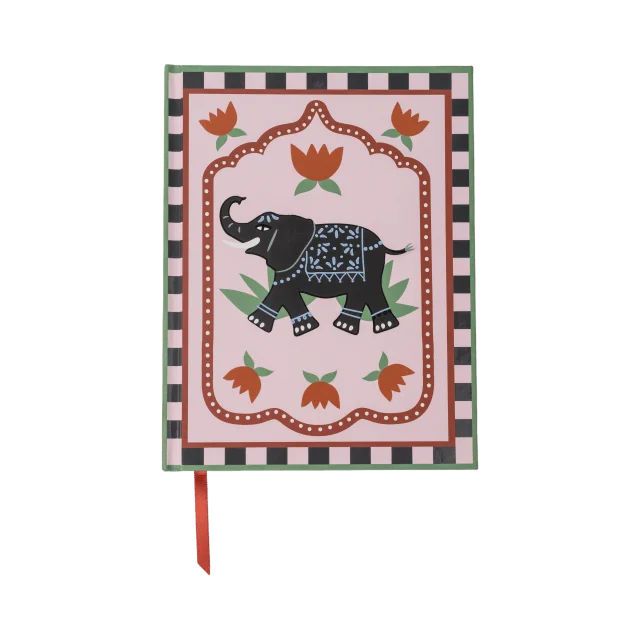 DesignWorks Ink Skrivbok A5 Adopo - Elefant Kontor & papper Unisex ONESIZE