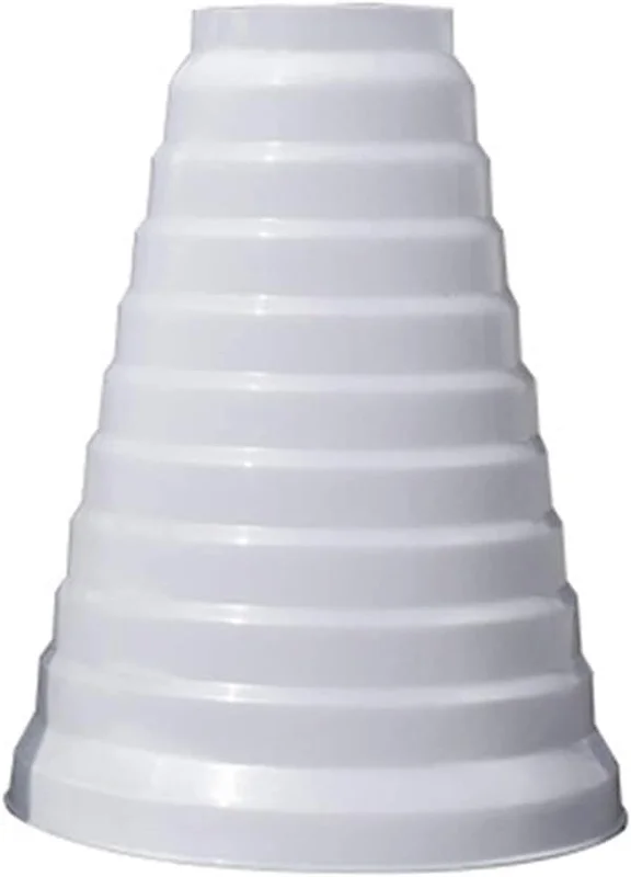 Universell reducerare för ventilationssystem, diameter 80/200 mm, PVC-reducerare, ventilation av runda rör med utsugsfläktar för HVAC-system.
