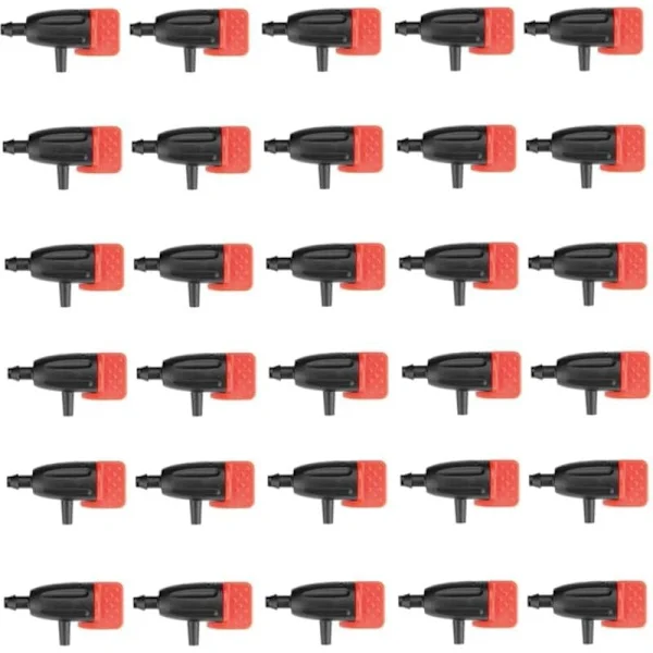 30 stk. 4/7 mm vandingsdryppere, mikro-dryp mikro-dryppere drypvanding vanding mikro-dryp vandingssystem Vandingssæt