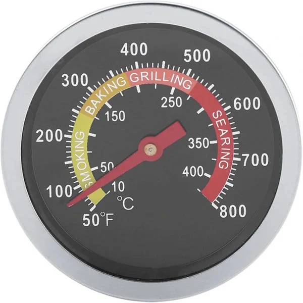 Weber BBQ Grilltermometerskydd, Genesis 50~800°F Grilltermometer i rostfritt stål