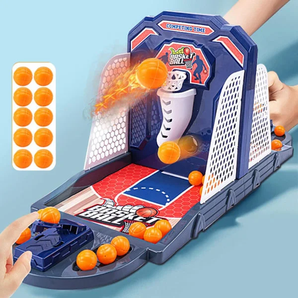 Arcade Koripallopeli 2 pelaajan pöytämallinen sormella ammuttava koripallopeli