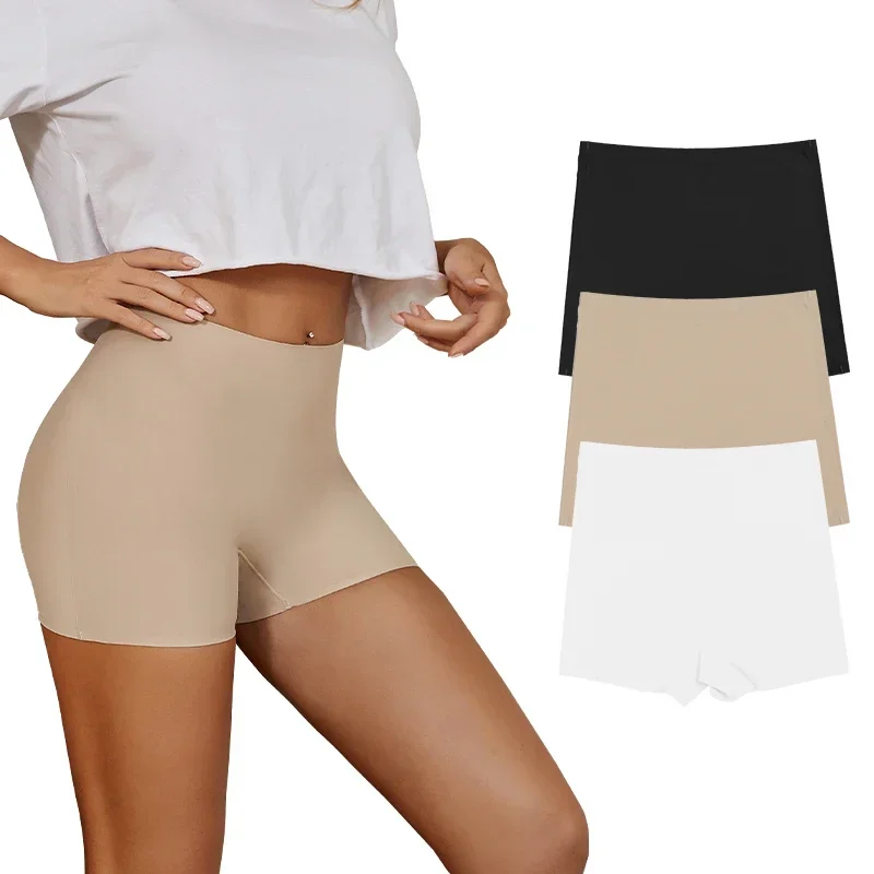 AliExpress - Offre spéciale sans couture glace soie solide Biker Shorts Boxer Leggings courts sport Yoga pantalon sans couture femmes Shorts culottes