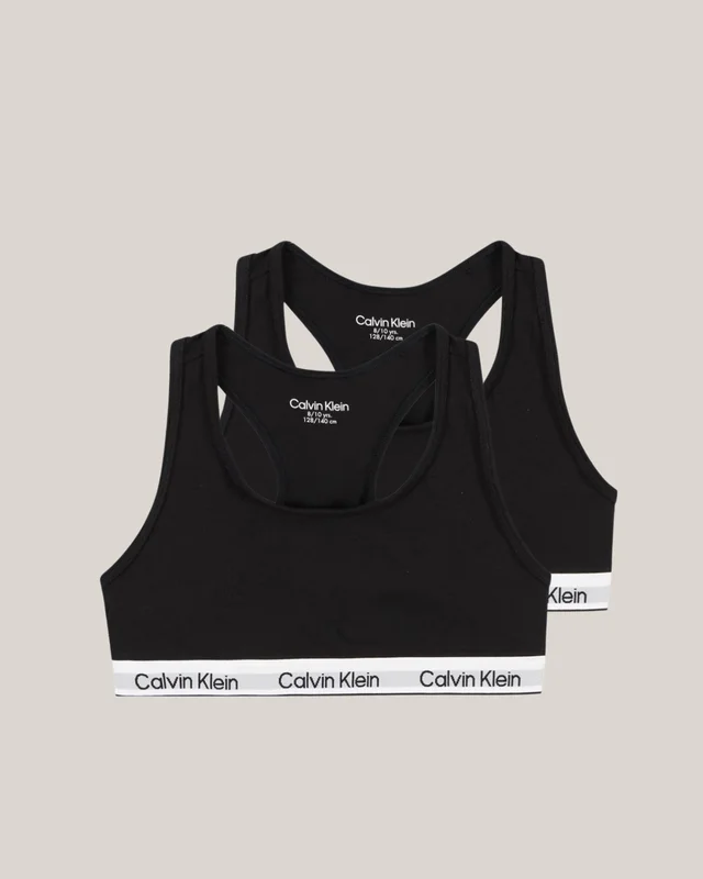 Calvin Klein 2PK BRALETTE Svart Underkläder Tjej - Kids Brand Store