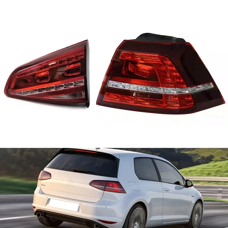 AliExpress - Pour Volkswagen Golf 7 2013-2017 feu arrière LED feux arrière feux arrière feu de freinage clignotant feu de recul lampe de conduite