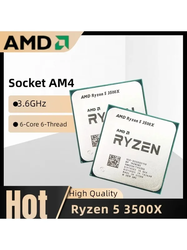 AliExpress - AMD Ryzen 5 3500X R5 3500X 3,6GHz Sechs-Kern Sechs-Thread CPU-Prozessor 7NM 65W L3=32M 100-000000158 Sockel AM4