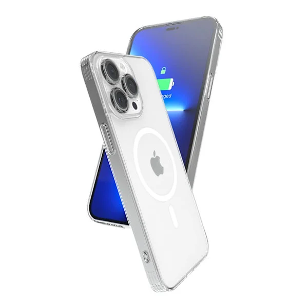 iPhone 14 Pro Max Skal, MagSafe-kompatibelt, Militärklassat Stöttåligt Skydd, Magnetiskt Skal för iPhone 14, Transparent