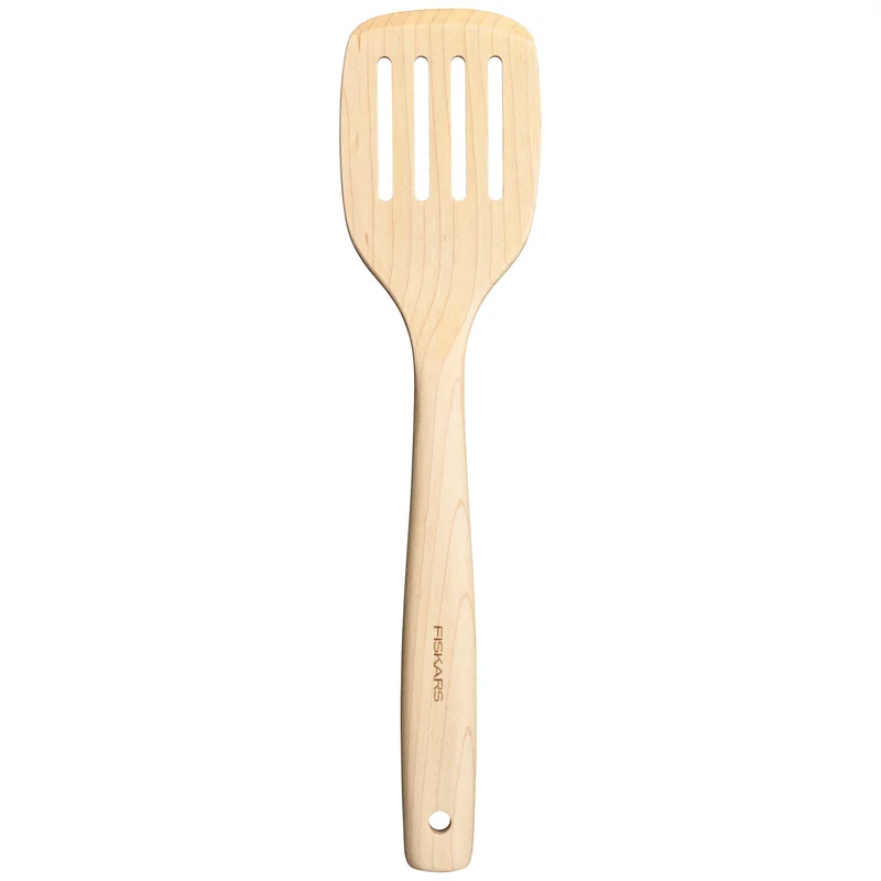 Fiskars Folken stekespade perforert 30 cm, lønnetre