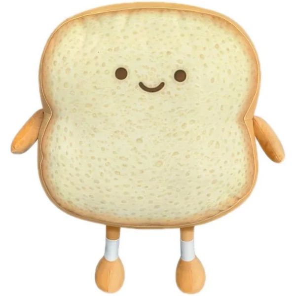 1 Toastbrød Pude, Sjov Mad Plys Pude, Lille Sød Plys Pude til Sofa