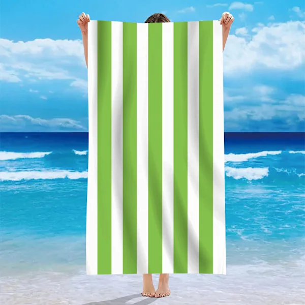 Mikrofiber strandhandduk Lättvikt Snabbttorkande Resehandduk Badlakan Simning