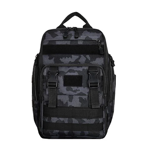 Fishing Tackle Storage Bag, Fishing Backpack with Rod Holder, Lightweight Single Shoulder Fishing Backpack, Sturdy and Durable Fishing Bag.