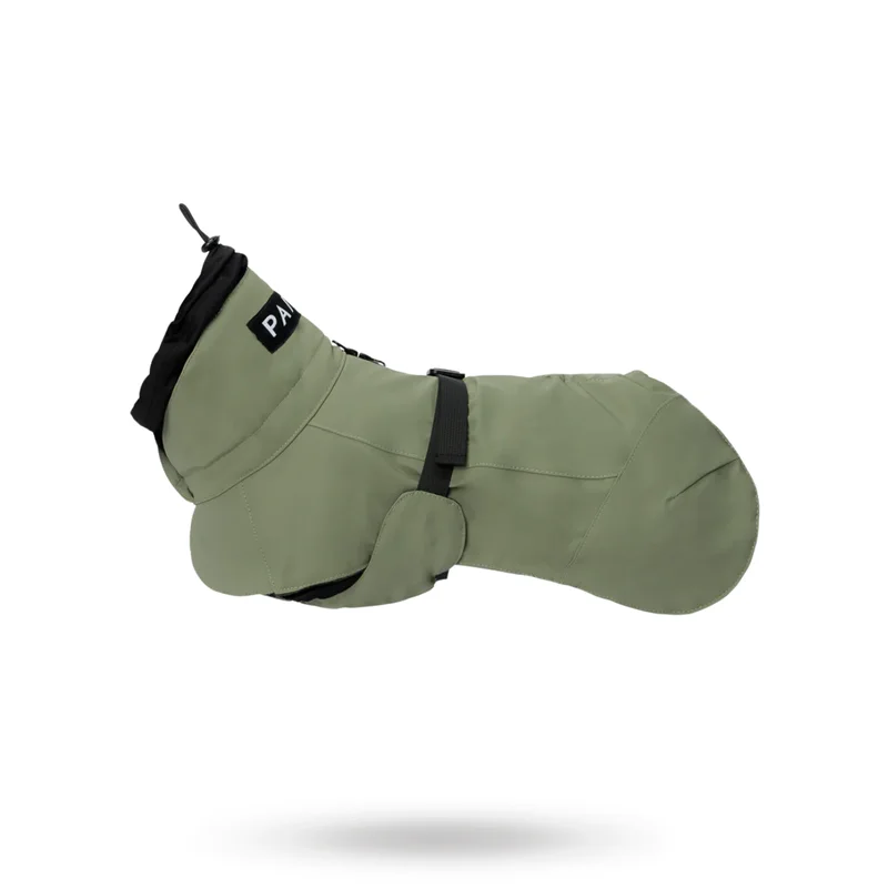 Paikka - PAIKKA Visibility Winter Jacket Wool Green - Varma hundjackor & täcken från Doggie.se- För stora hundar