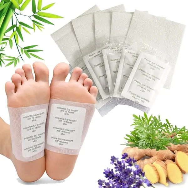 Detox patches feet, 50 pcs Detox foot patches detox patches, detox patches for stress relief and deep sleep, promotes blood circulation
