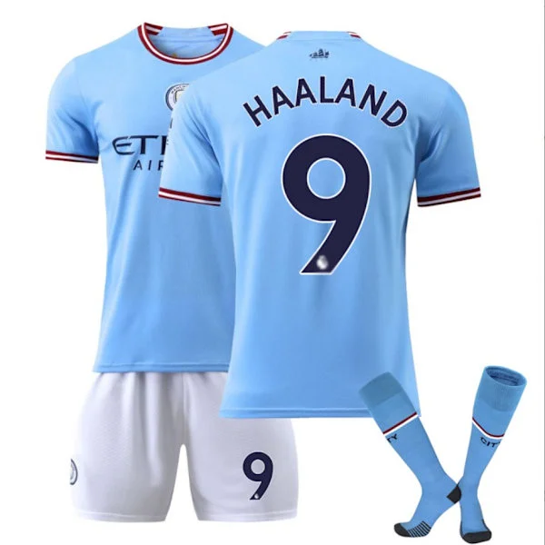 Manchester City Tröja 22-23 Fotbollströja HAALAND nr 9 22/23 22/23