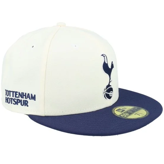 New Era - Football Wit fitted Cap - Tottenham Hotspur 59FIFTY Chrome/Navy Fitted @ Hatstore