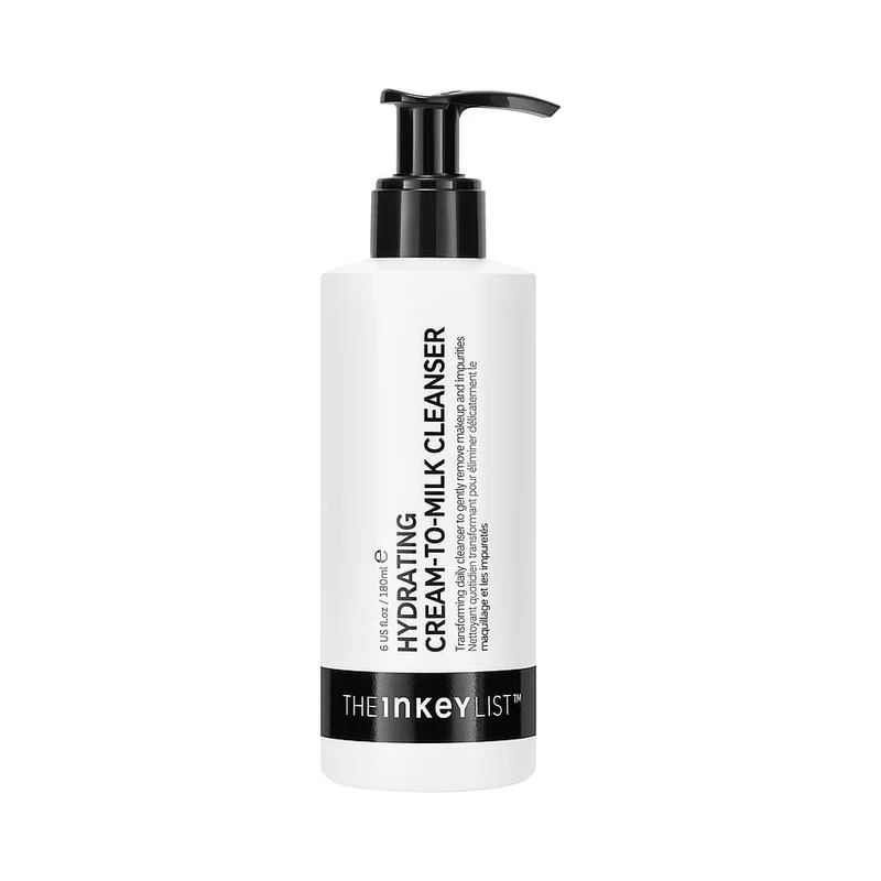 Spar 25% • Køb 2, The INKEY List Hydrating Cream to Milk Cleanser 180 ml, Hudpleje, Renseprodukter, Rens & Vask