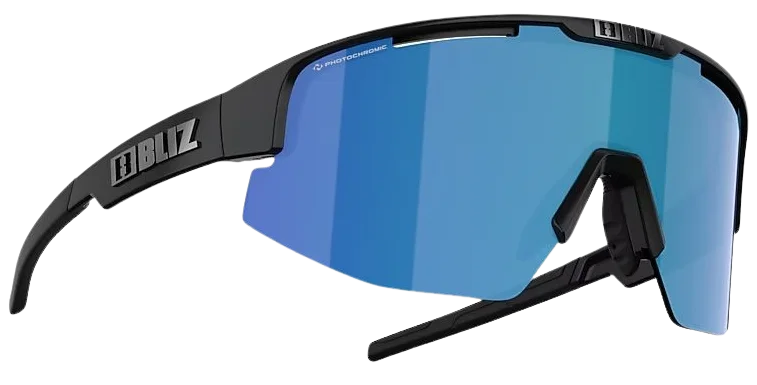 Bliz Matrix Matt Black Nano Optics Photochromic Brown w Blue Multi