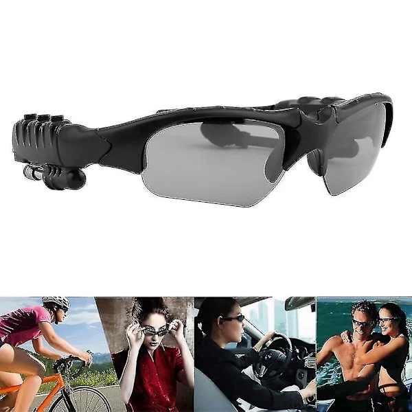 Solbriller Bluetooth Headset Earphone Håndfri Telefonopkald Til Iphone