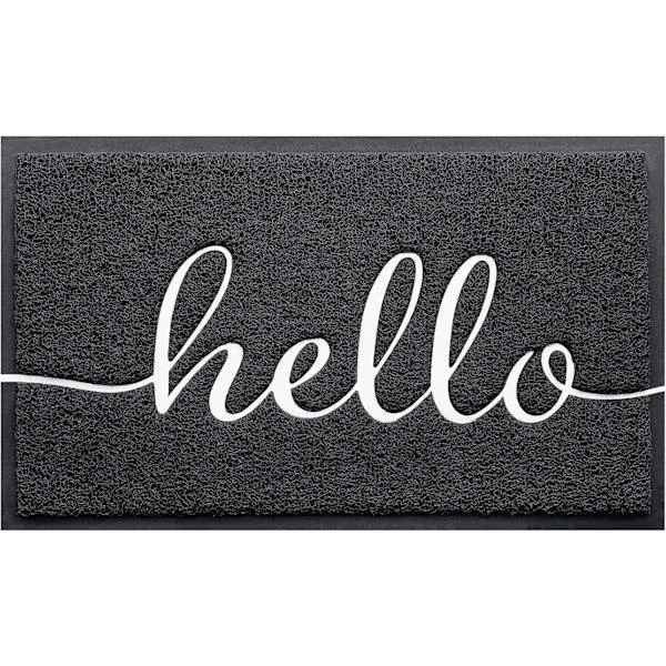 Welcome Mat Low Profile Floor Mat Entrance Mat Non-Slip Rugs for Entryway, Patio, High Traffic Areas