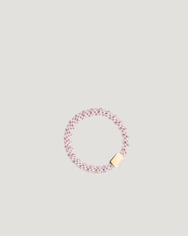 Dark Department Fat Hair Tie W/Gold Rosa Accessoarer Tjej - Kids Brand Store