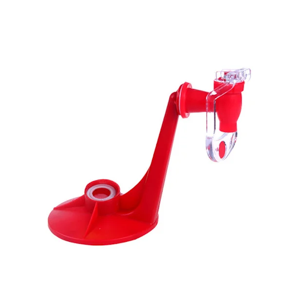 Soda Water Dispenser Pump - Carbonated Drink Pourer for Large Bottles - Inverted Bottle Rack for Home Use Cola
