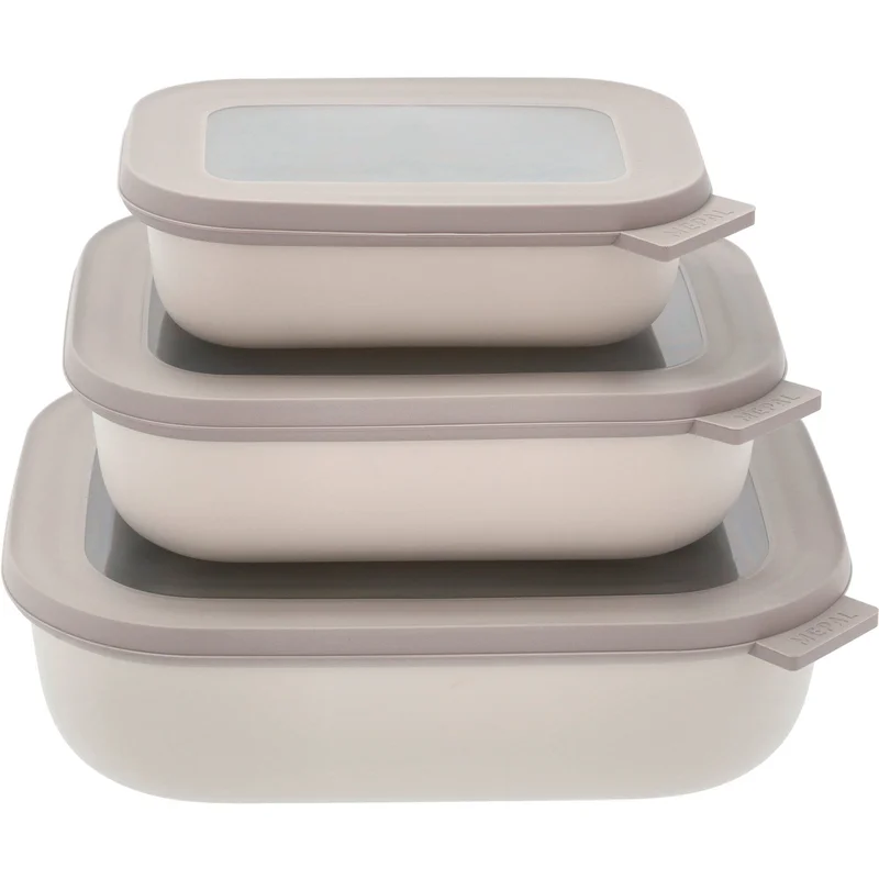 Mepal Cirqula skålesæt 3 stk., nordic white - Hvid | KitchenOne
