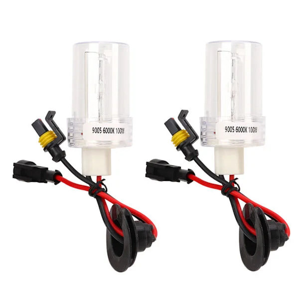100W 6000K LED Strålkastarlampa 9005 HID Xenonlampa Vattentät Flera Skydd för Bilar Motorcyklar