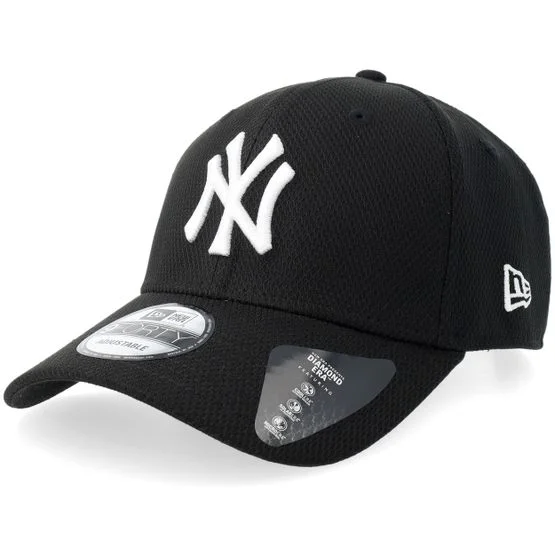 New Era - MLB - Black - adjustable - Cap - New York Yankees Diamond Era Black/White 9Forty Adjustable - Hatstore