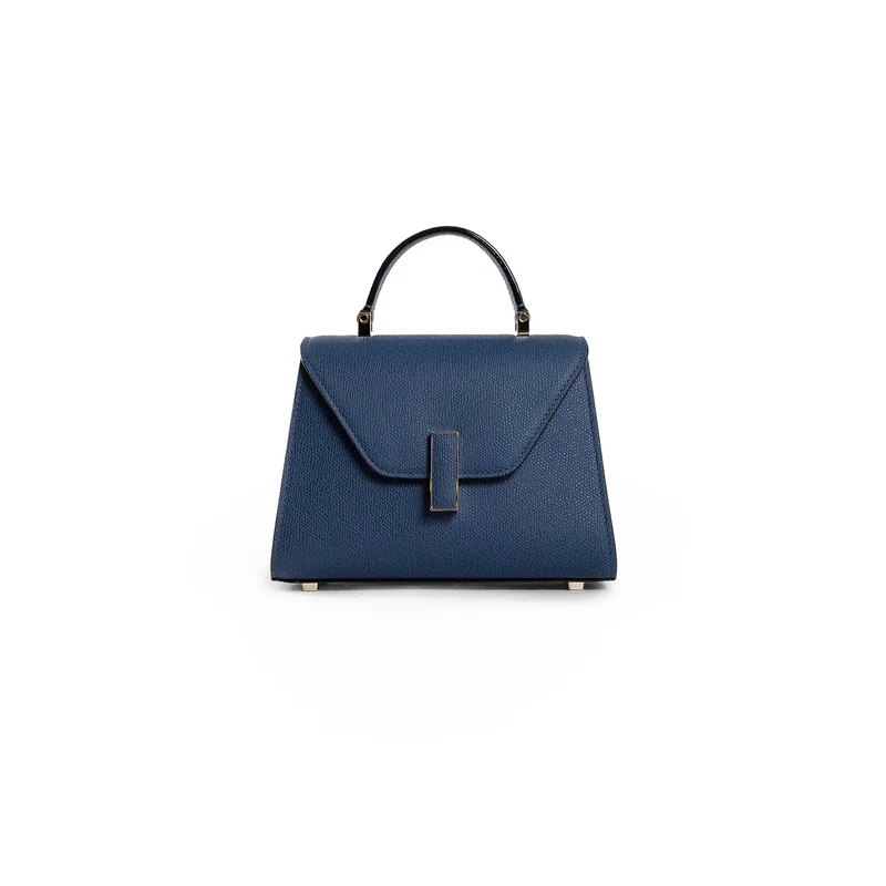 Valextra Woman Blue Top Handle Bags