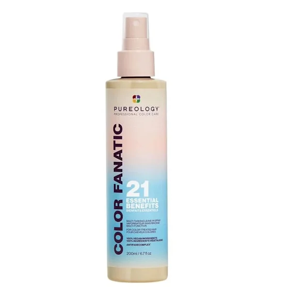 PUREOLOGY Color Fanatic Multi-Tasking Leave-In Spray 6.7oz / 200ml Hårpleje Udredende Varmebeskyttende Spray