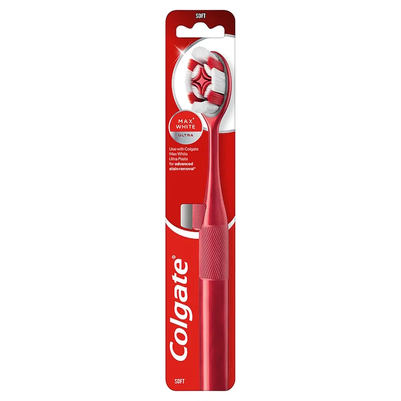 Colgate Tandbørste Max White Ultra Soft 1 stk, Medicin & Pleje, Tandbørster, Voksentandbørster