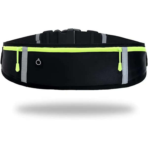 Running Belt with Waterproof Adjustable Elastic Band, Sweatproof Waist Packs with Large Capacity, Perfect for Running and Outdoor Activities
